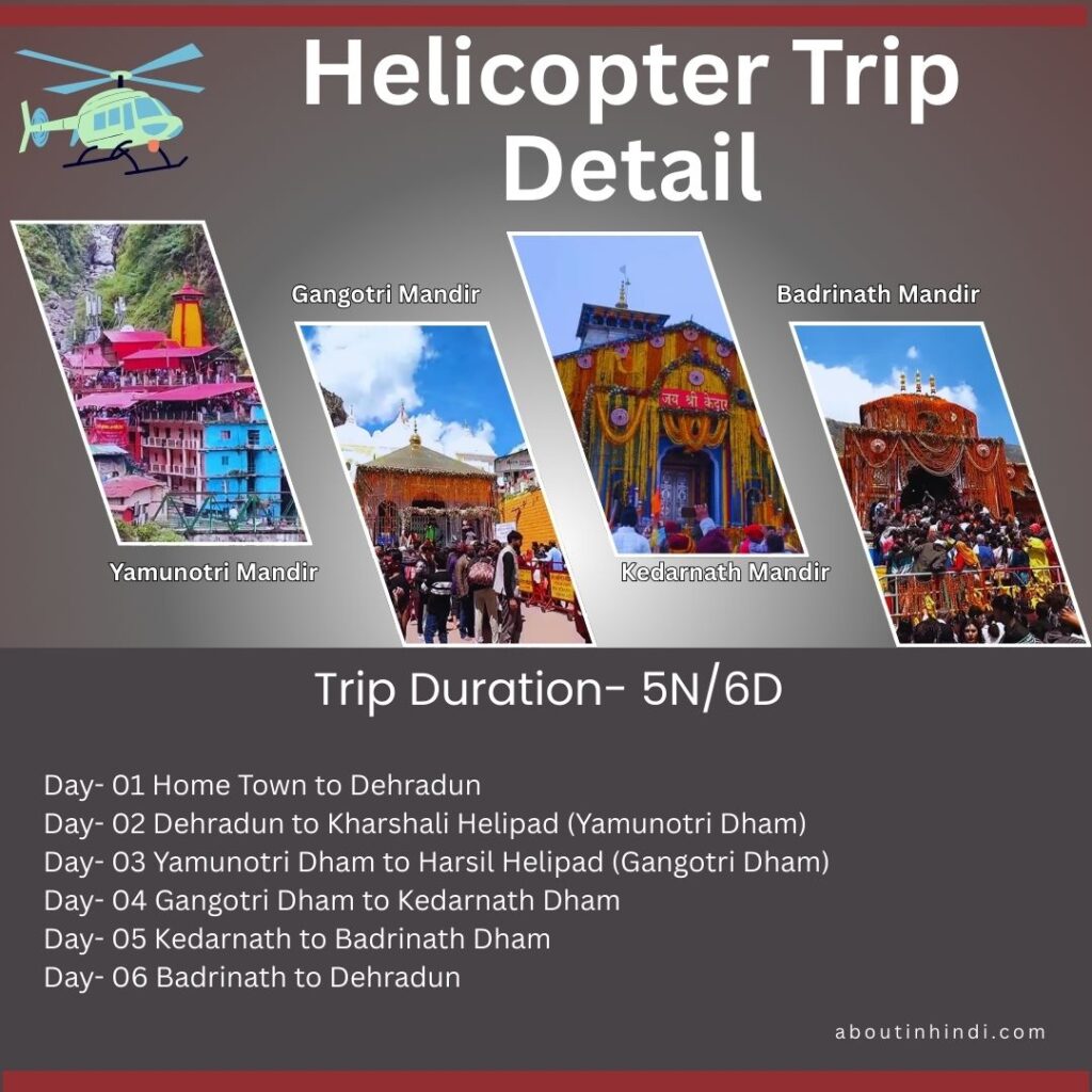 Char Dham Helicopter Packages Detail